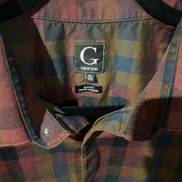 Grafton men’s shirt size XL slim fit - Picture 3 of 4